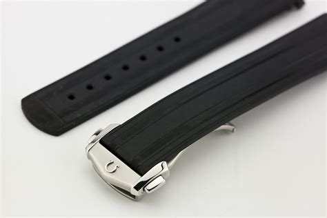 omega seamaster rubber deployant|New OEM rubber strap with deployant / foldover clasp for.